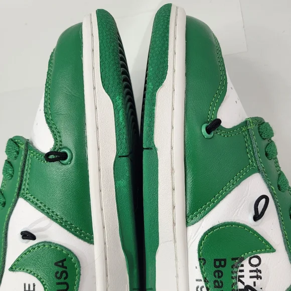 NIKE OFF WHITE X DUNK LOW MEN'S SHOE 8.5 PINE GREEN CT0856-100